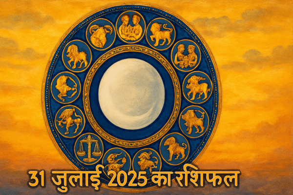 आज का राशिफल, राशिफल 31 जुलाई 2025, चंद्र राशि राशिफल