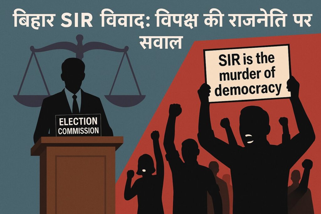बिहार SIR विवाद और विपक्ष का विरोध