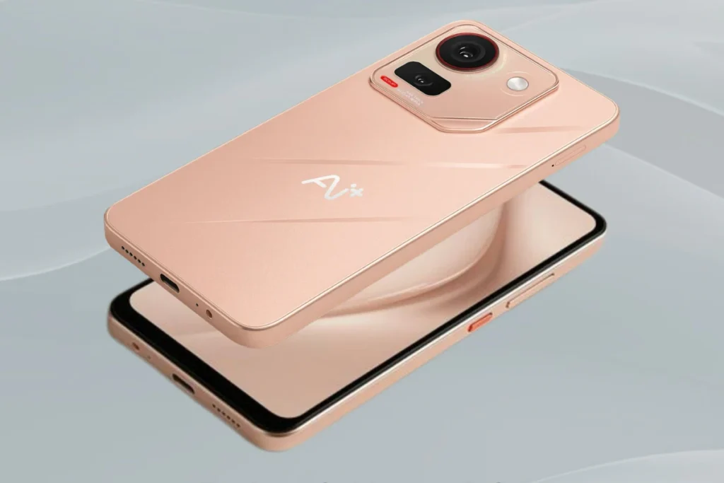 Ai+ Nova 5G ब्लू कलर - फ्रंट व्यू (Nova 5G design)