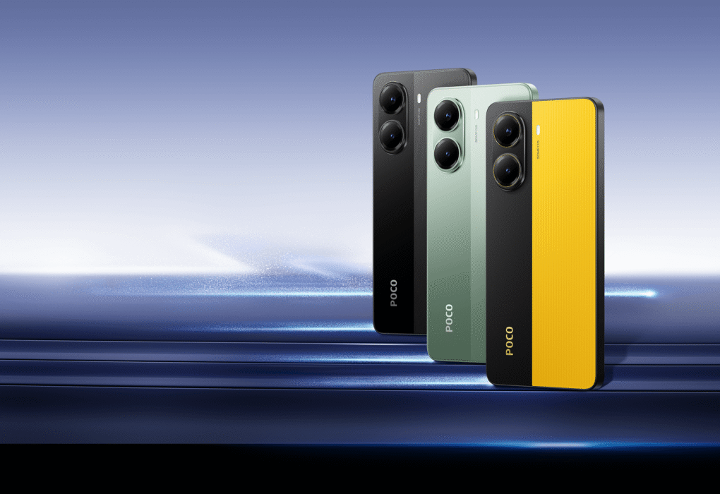 POCO X7 Pro स्मार्टफोन की फ्रंट और बैक डिजाइन