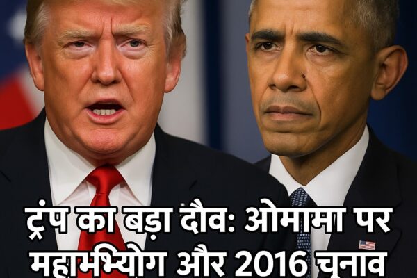 ट्रंप का बड़ा दांव: ओबामा पर महाभियोग और 2016 चुनाव की साजिश उजागर ट्रंप का बड़ा दांव: ओबामा पर कार्रवाई की रणनीति