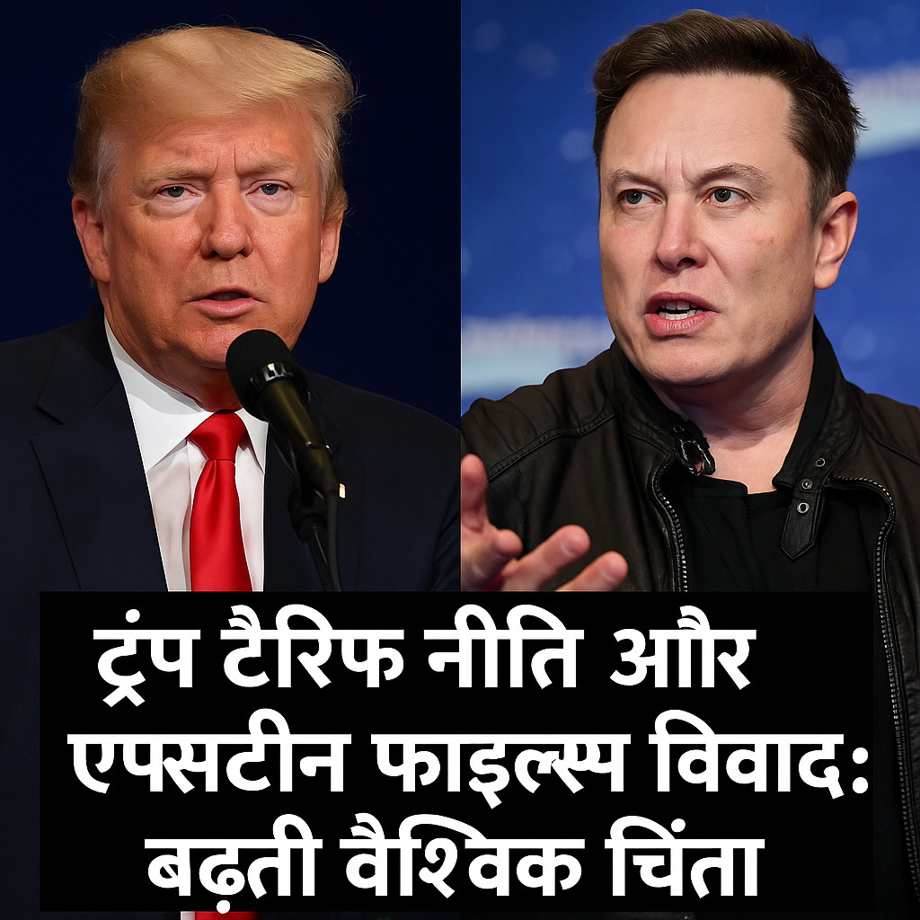 ट्रंप की टैरिफ नीति और एलन मस्क के साथ एप्सटीन विवाद