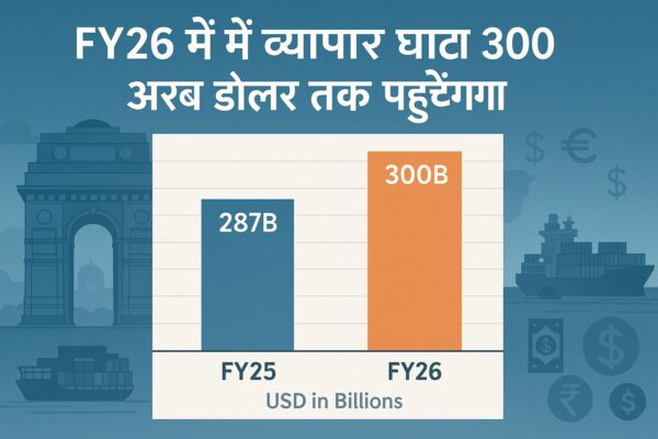 भारत का व्यापार घाटा