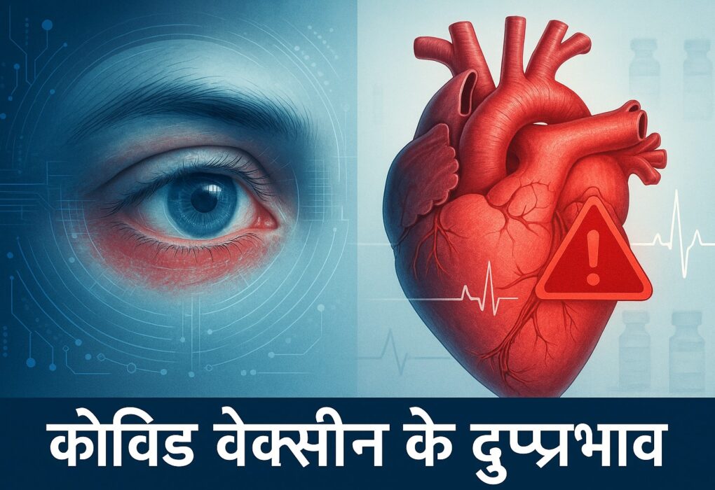 कोविड वैक्सीन के दुष्प्रभाव: आंखों और दिल पर असर