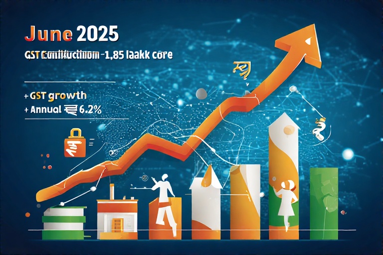 जून 2025 में GST कलेक्शन 1.85 लाख करोड़ रुपये