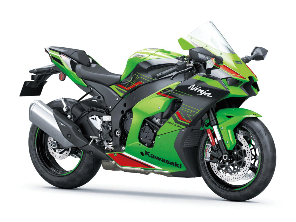 Kawasaki Ninja ZX-10R सुपरबाइक फ्रंट व्यू