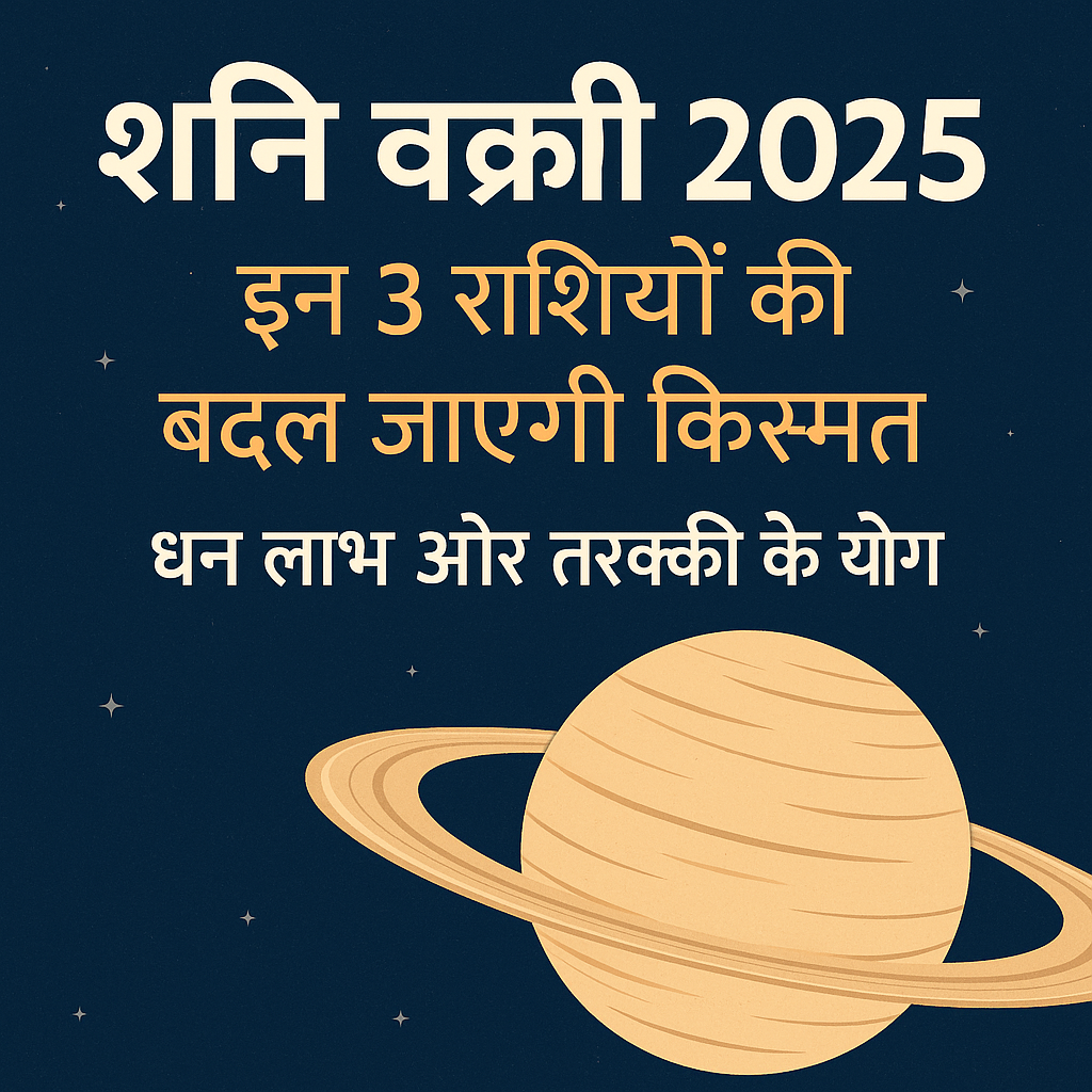 शनि वक्री 2025 में राशियों पर प्रभाव