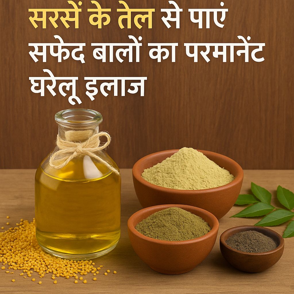 सफेद बालों का देसी इलाज