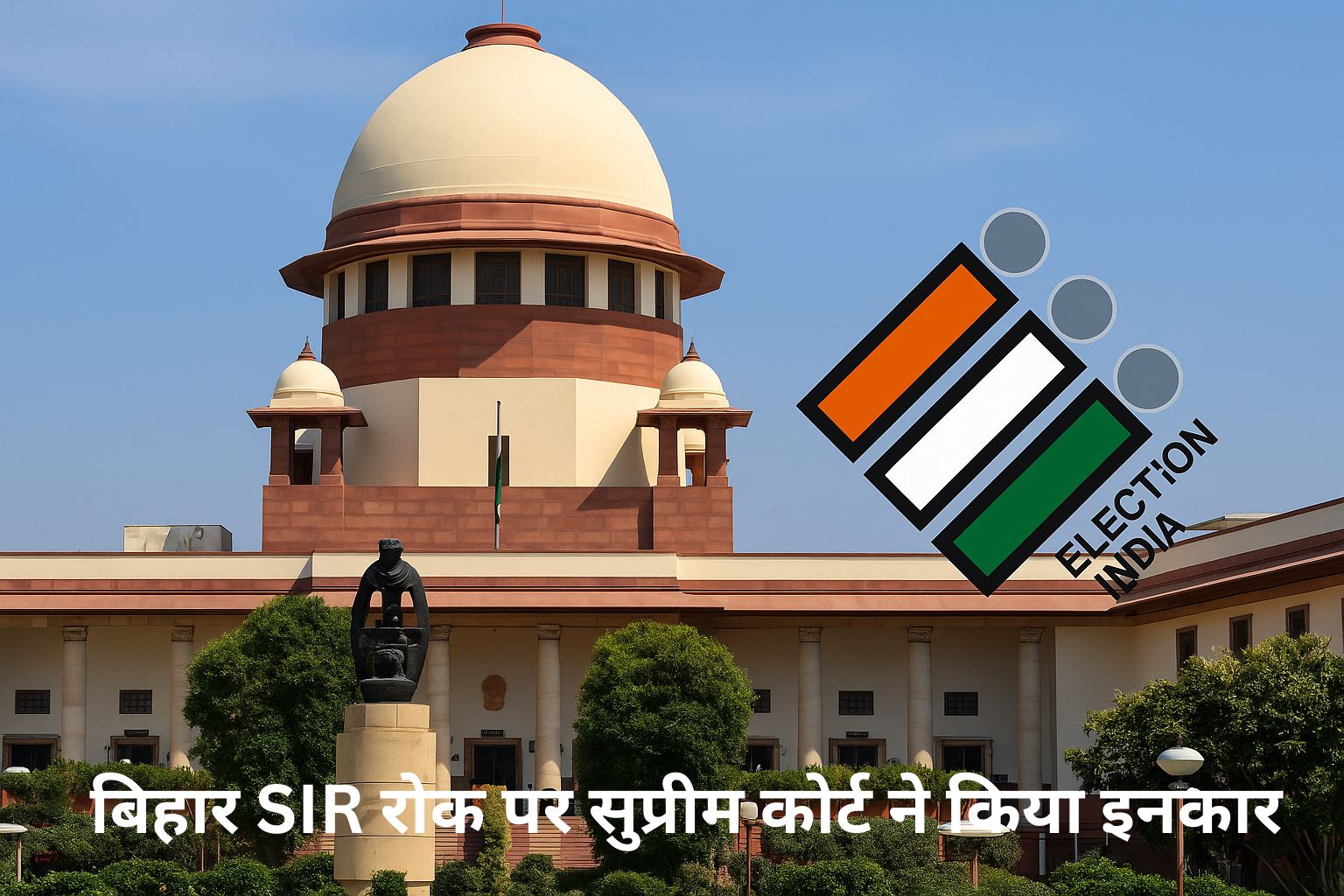 सुप्रीम कोर्ट और SIR प्रक्रिया प्रतीकात्मक छवि