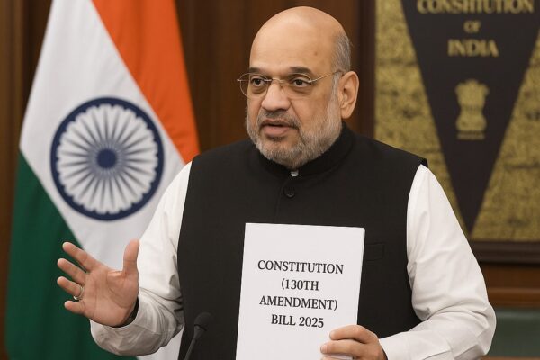 संविधान (130वां संशोधन) विधेयक 2025 का ऐतिहासिक प्रस्ताव