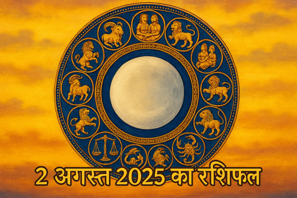 आज का राशिफल 2 अगस्त 2025 - जानें अपनी चंद्र राशि का फल