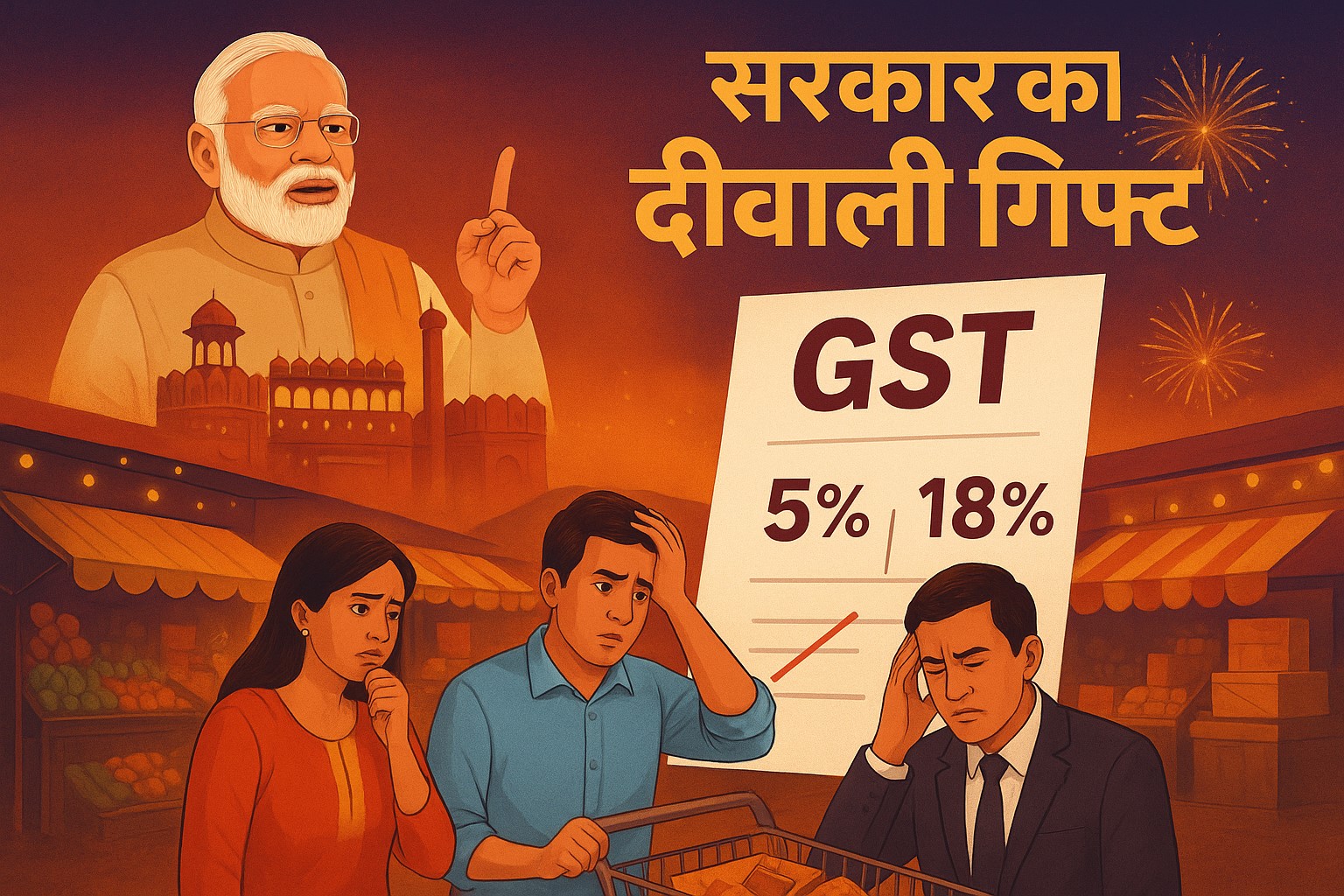 सरकार का दीवाली गिफ्ट: GST सुधार से टैक्स राहत
