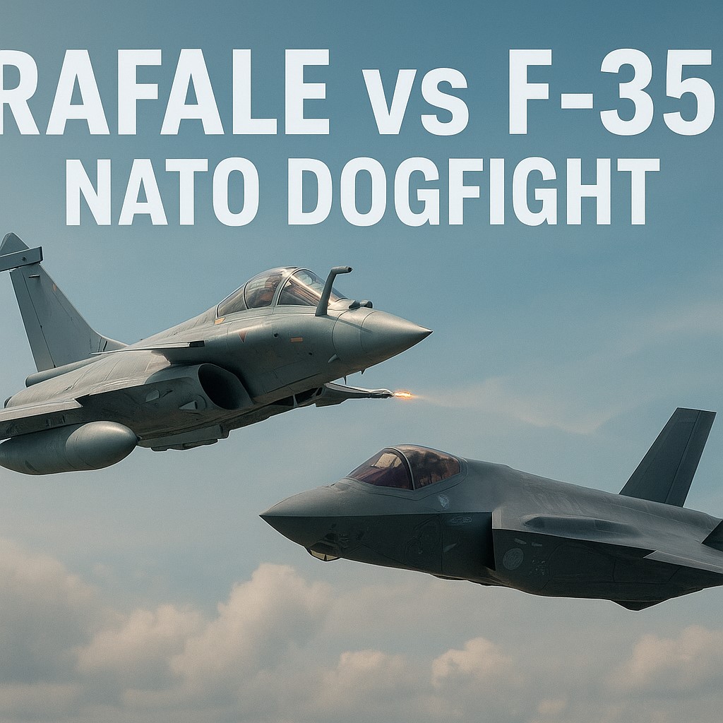 राफेल फाइटर जेट ने अमेरिकी F-35 को डॉगफाइट में हराया