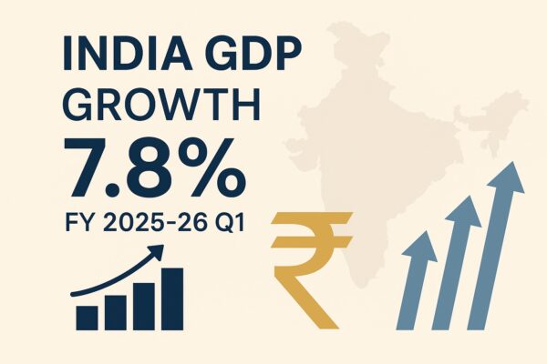 Trump Tariff के बीच भारत की GDP Growth Rate 7.8%