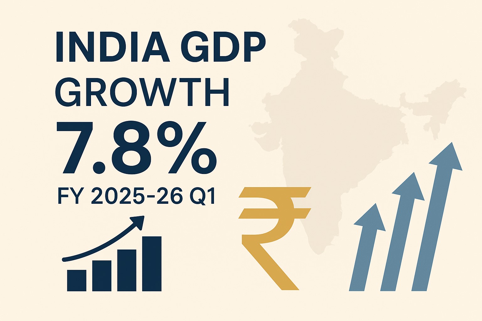 Trump Tariff के बीच भारत की GDP Growth Rate 7.8%
