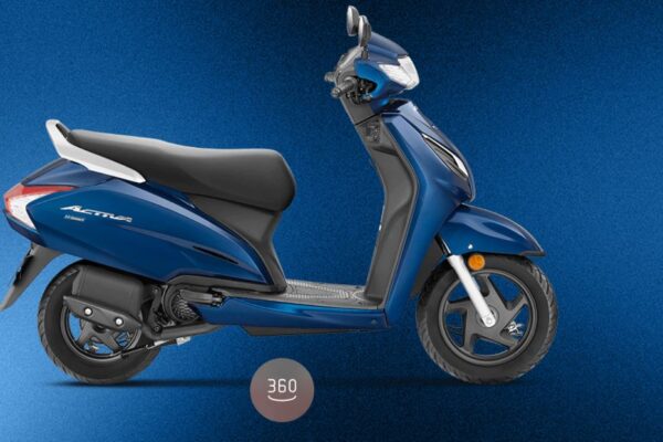Honda Activa 6G scooter parked, showcasing design and colors