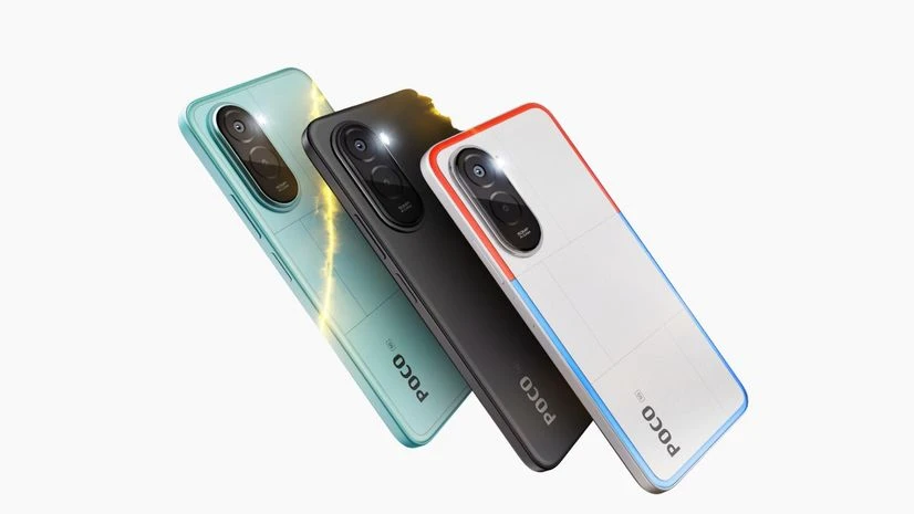 POCO M7 Plus 5G Mobile Phone - Chrome Silver Color