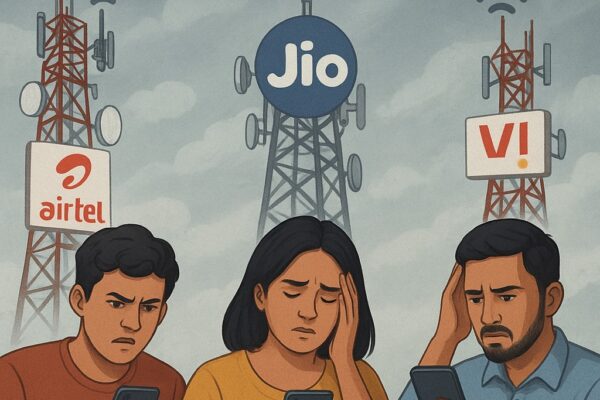 Airtel Jio Vodafone नेटवर्क डाउन से लाखों यूजर्स परेशान Airtel Jio Vodafone नेटवर्क डाउन से यूजर्स परेशान