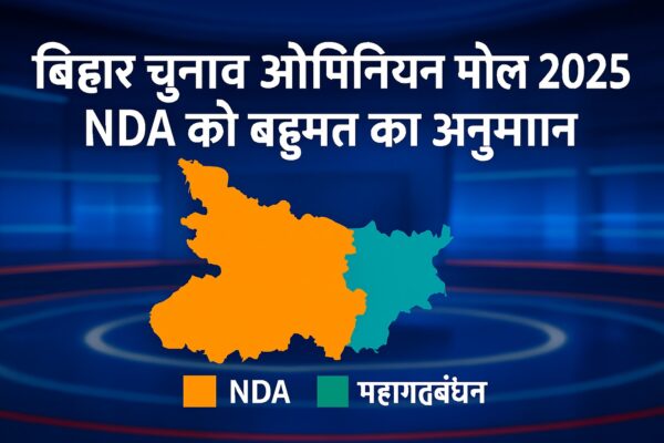 बिहार चुनाव ओपिनियन पोल 2025 में NDA बहुमत की संभावना