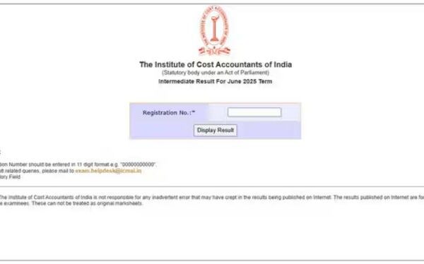 ICMAI CMA इंटर और फाइनल रिजल्ट जून 2025