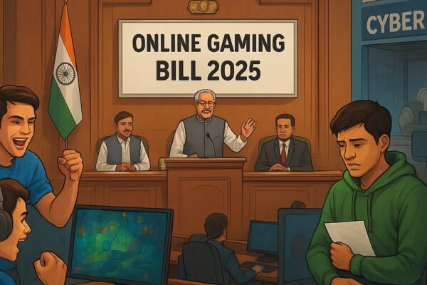ऑनलाइन गेमिंग बिल 2025: ईस्पोर्ट्स को मान्यता और मनी गेम्स पर रोक
