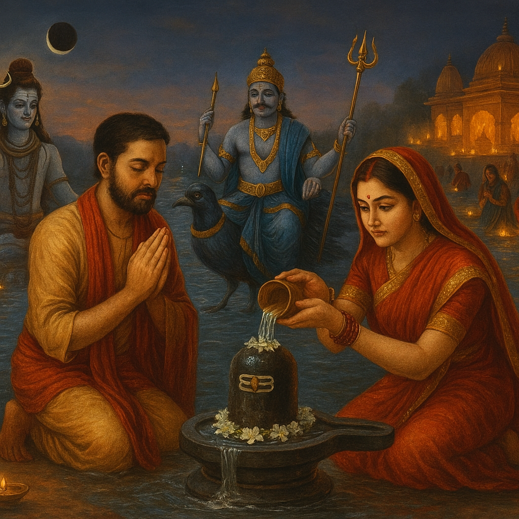 शनि अमावस्या 2025 पर भगवान शिव और शनिदेव की पूजा
