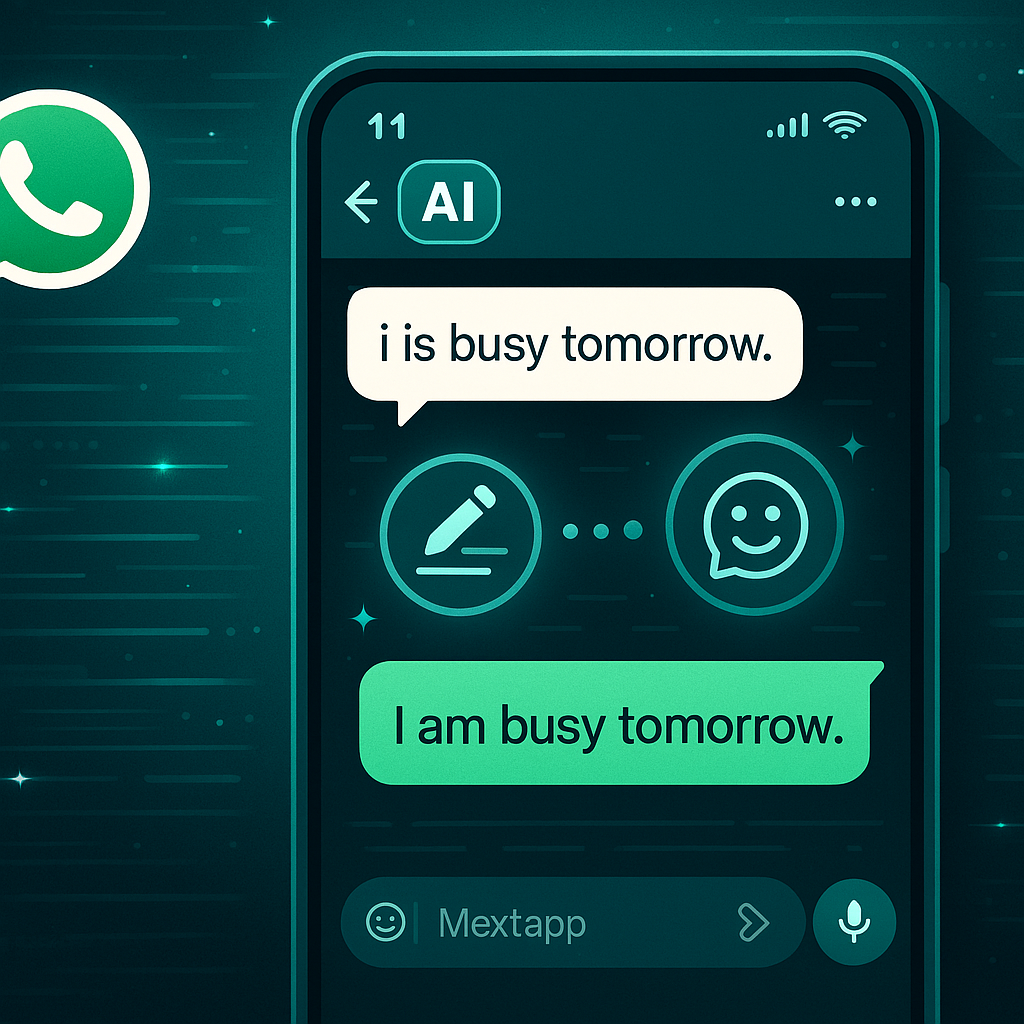 WhatsApp Writing Assistant नया AI फीचर चैट्स के लिए