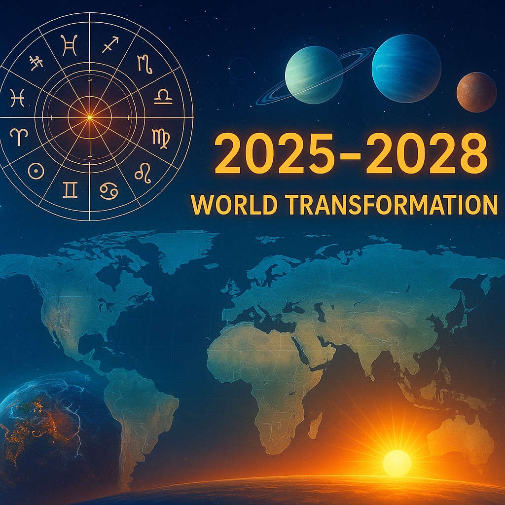 2025-2028 विश्व परिवर्तन और ज्योतिषीय भविष्यवाणी