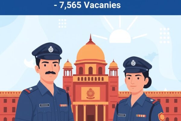 दिल्ली पुलिस कांस्टेबल भर्ती 2025 अधिसूचना – 7,565 रिक्तियां