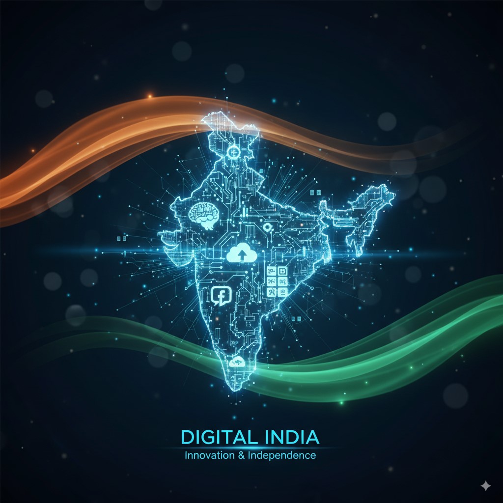 भारत की तकनीकी स्वतंत्रता: डिजिटल साम्राज्य की ओर