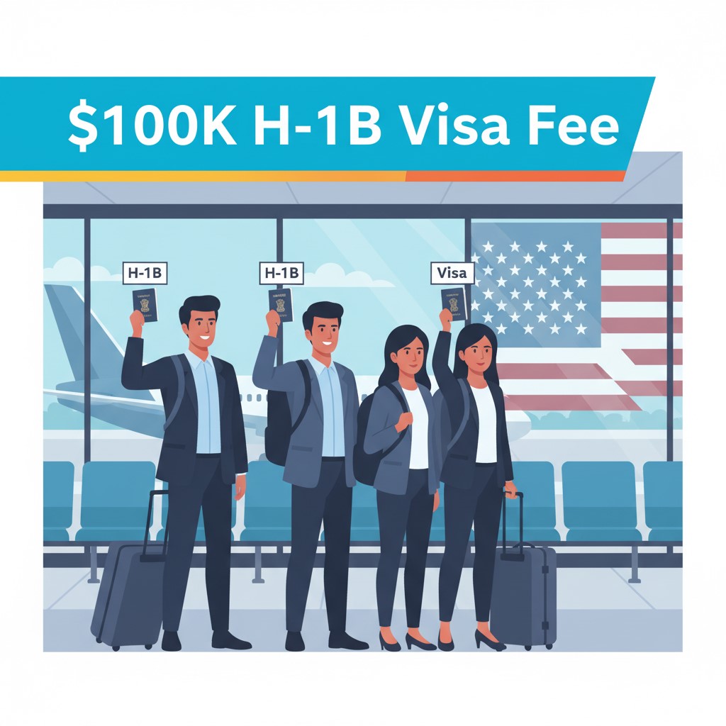 $100K H-1B वीज़ा शुल्क: भारतीयों के लिए ज़रूरी जानकारी