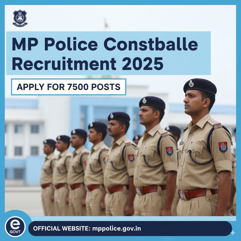 MP पुलिस कांस्टेबल भर्ती 2025 के लिए ऑनलाइन आवेदन प्रक्रिया