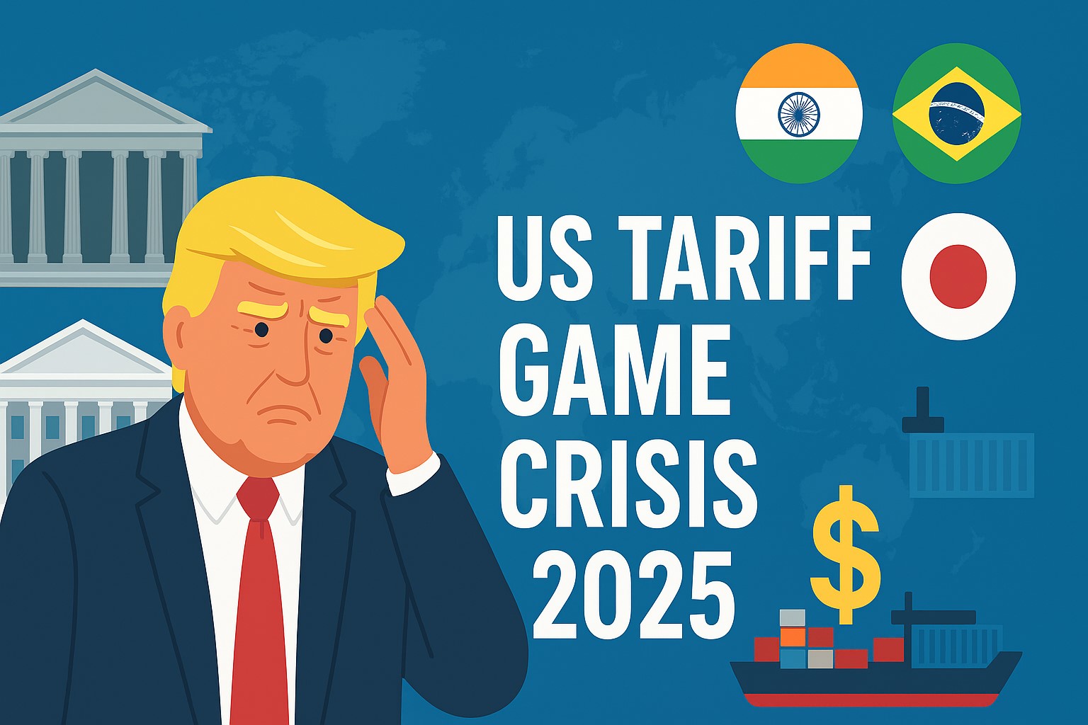 US टैरिफ गेम पर संकट और डोनाल्ड ट्रंप की चिंता