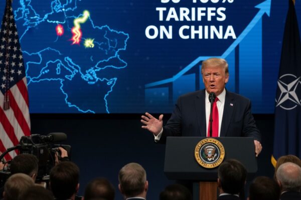 ट्रम्प चीन टैरिफ पर बयान और नाटो देशों से रूसी तेल रोकने की मांग