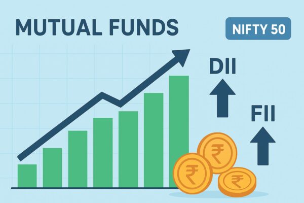 Mutual Funds ने बढ़ाया DII निवेश, FII बिकवाली के बीच सहारा