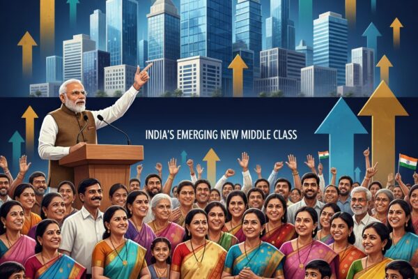 भारतीय संदर्भ में नव-मध्यम वर्ग पर प्रधानमंत्री मोदी का बयान
