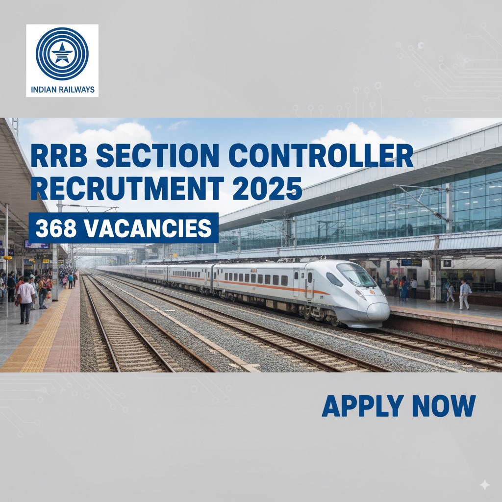 RRB सेक्शन कंट्रोलर भर्ती 2025: ऑनलाइन आवेदन शुरू