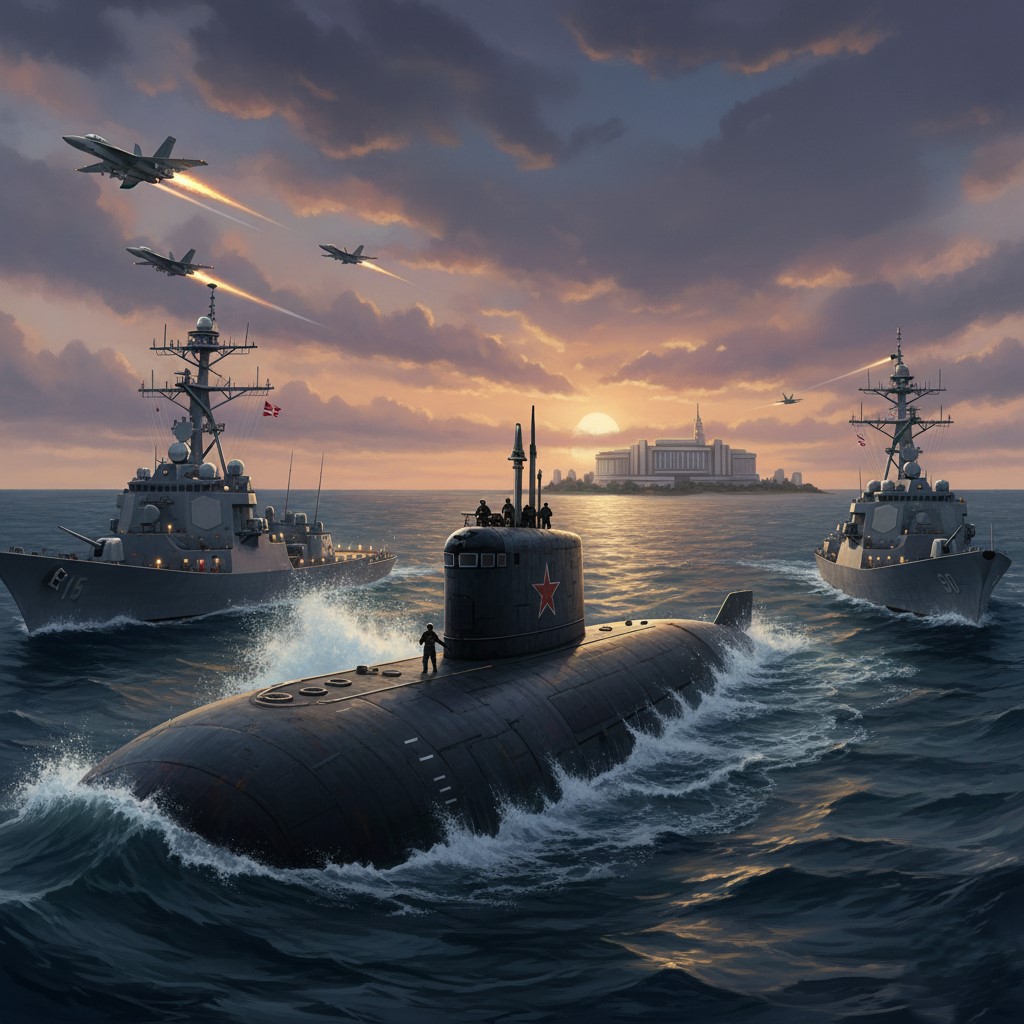 प्रशांत महासागर तनाव: रूस-अमेरिका टकराव