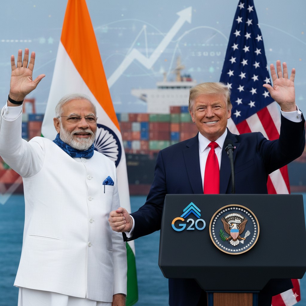 भारत-अमेरिका व्यापार वार्ता पर पीएम मोदी और डोनाल्ड ट्रंप