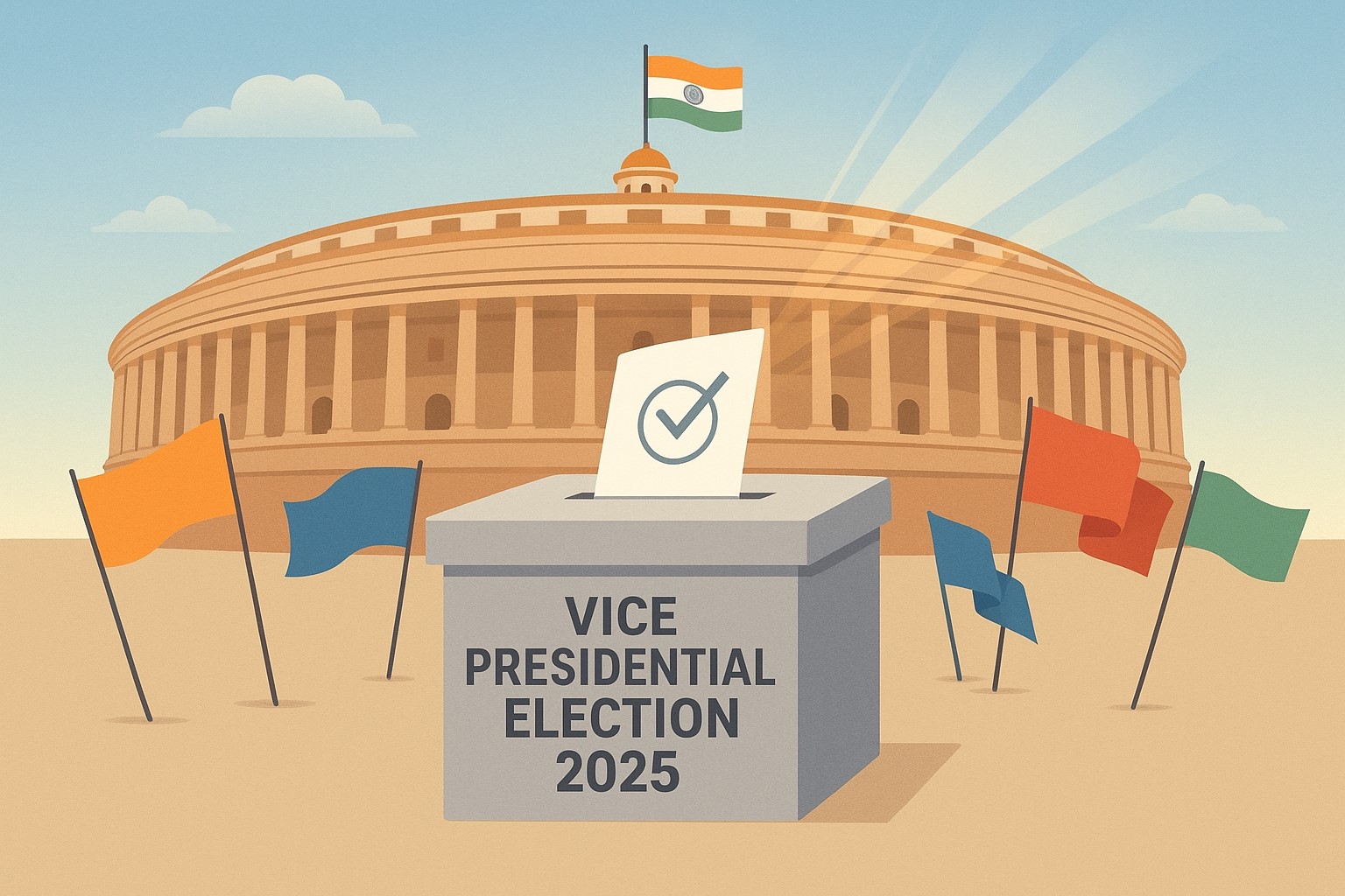 उप राष्ट्रपति चुनाव 2025 में विपक्षी दलों का बिखराव और NDA का फायदा