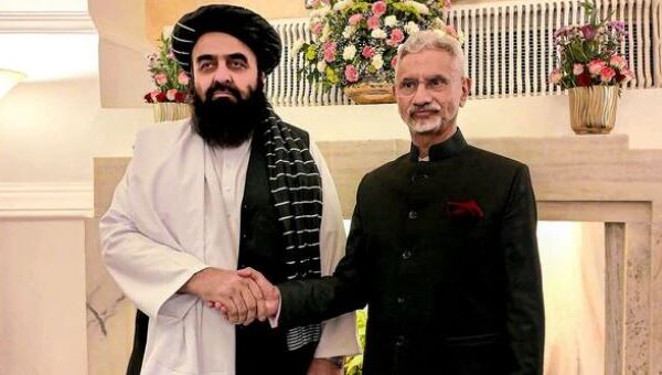 नई दिल्ली में भारत और अफगानिस्तान के बीच हुई ऐतिहासिक बैठक।