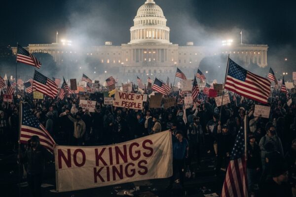 अमेरिका का आत्मनिरीक्षण विरोध प्रदर्शन में सड़कों पर उतरी भीड़