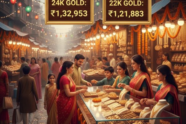 धनतेरस पर सोने की कीमतों में रिकॉर्ड उछाल