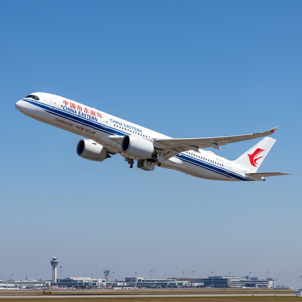 China Eastern Airlines शंघाई-दिल्ली उड़ान सेवा फिर शुरू