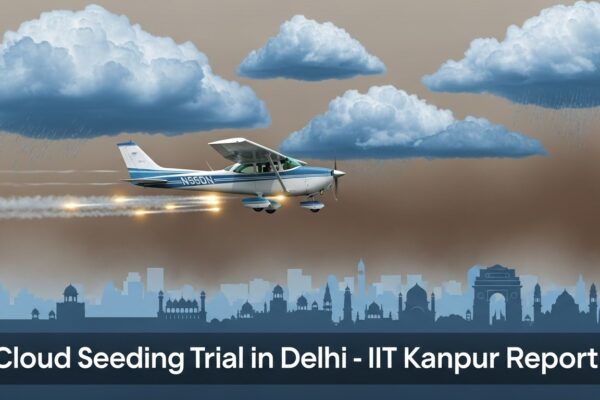 दिल्ली क्लाउड सीडिंग ट्रायल असफल: IIT कानपुर निदेशक की रिपोर्ट