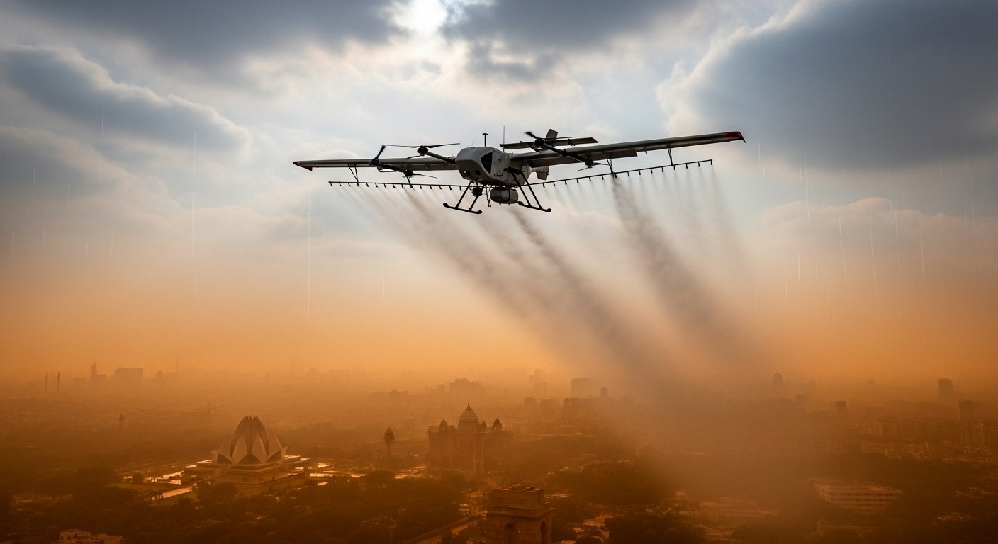 दिल्ली में क्लाउड सीडिंग टेस्ट से कृत्रिम बारिश की तैयारी