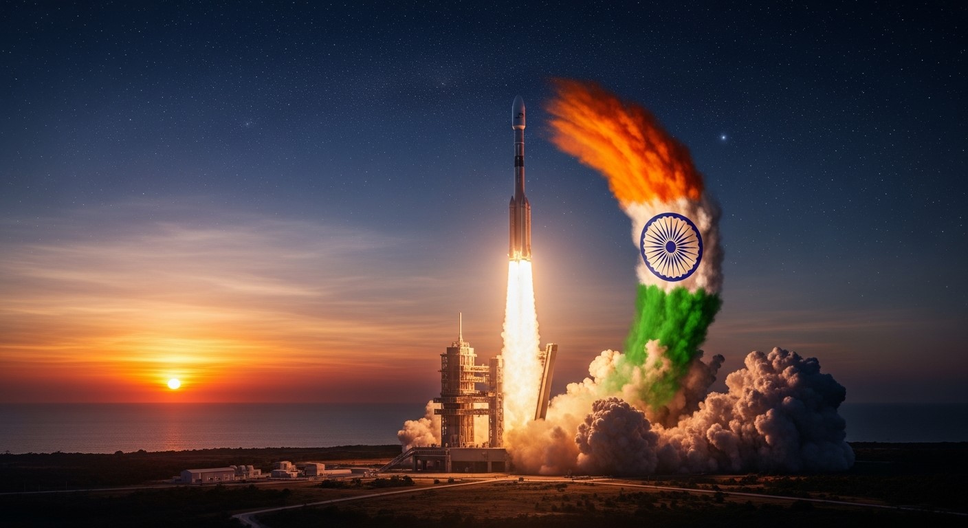 ISRO का बहुबली रॉकेट LVM3 ने CMS-03 सैटेलाइट लॉन्च किया