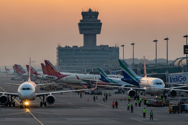 दिल्ली एयरपोर्ट ATC तकनीकी खराबी से 150 उड़ानें प्रभावित