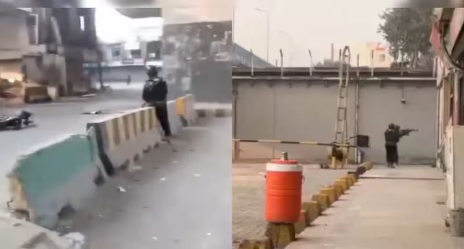 पेशावर में पैरामिलिट्री मुख्यालय पर हुए आतंकी हमले के बाद सुरक्षा व्यवस्था कड़ी।