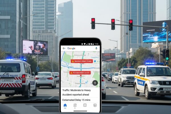 गुरुग्राम में लॉन्च हुआ Accident Zone Alert System जो देगा रियल-टाइम ट्रैफिक अलर्ट